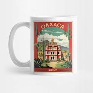 Oaxaca Mexico Vintage Poster Tourism Mug